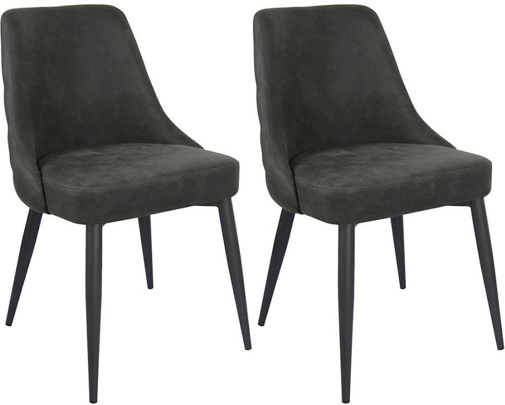 Gunmetal best sale dining chairs