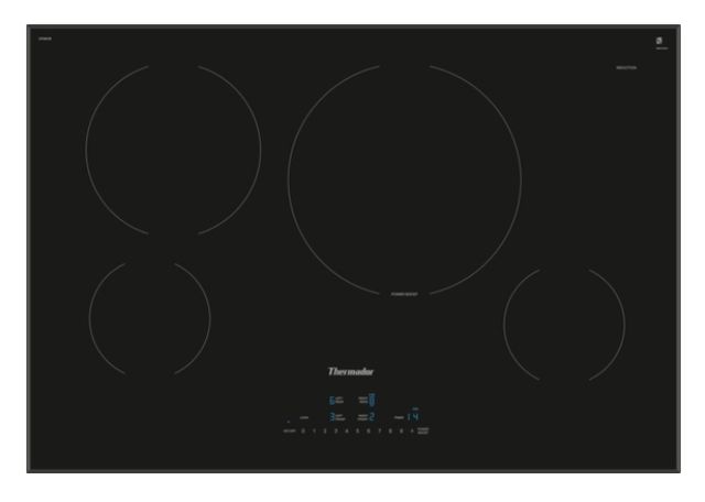 Thermador Masterpiece® 30" Black Induction Cooktop-0
