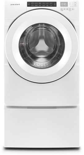 Amana® 5.0 Cu. Ft. White Front Load Washer 3