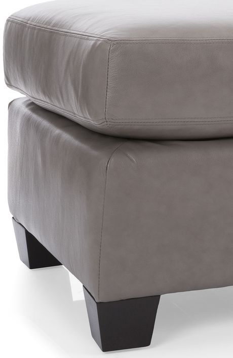 Decor-Rest® Furniture LTD 3285/3855 Taupe Leather Ottoman 1
