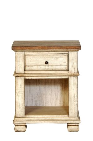 Belmont Two-Tone 1 Drawer Nightstand
