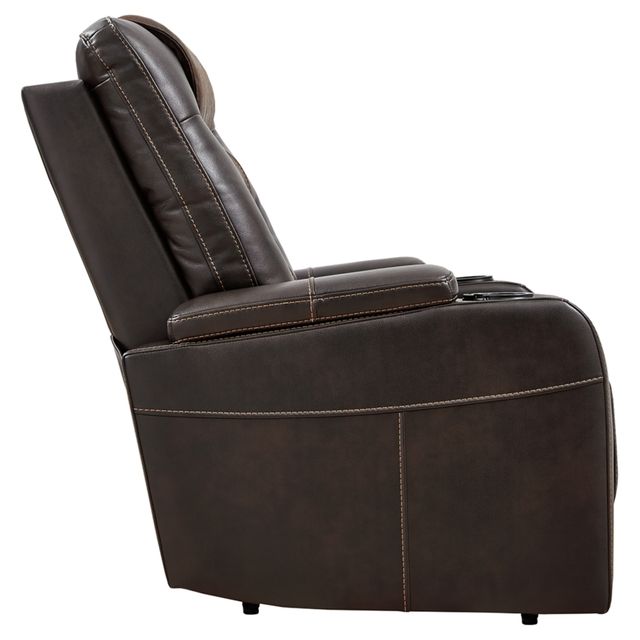 Signature Design by Ashley® Composer Brown Power Recliner with Adjustable Headrest 5