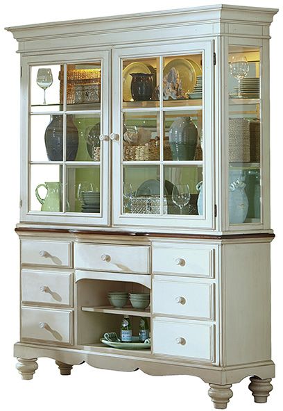 pine buffet hutch