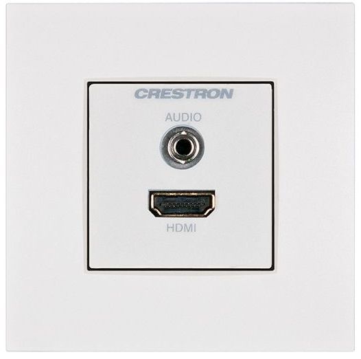 Crestron® Media Presentation International Version Wall Plate-White