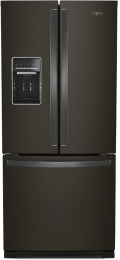 Whirlpool® 19.7 Cu. Ft. French Door Refrigerator-Fingerprint Resistant Black Stainless-WRF560SEHV