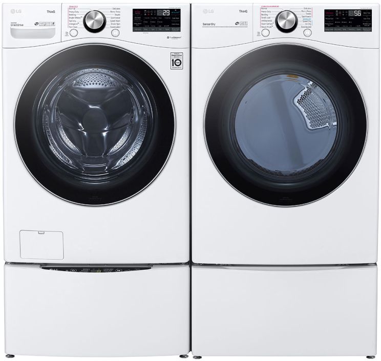 WM4200HWA | DLEX4200W - Front Load Laundry Special With a 5.0 Cu Ft Washer and a 7.4 Cu Ft Electric Dryer