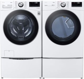 Front Load Laundry Special With a 5.0 Cu Ft Washer and a 7.4 Cu Ft Electric Dryer