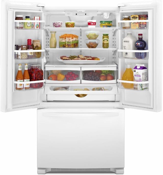 Whirlpool® 25 Cu. Ft. French Door Refrigerator-White 2