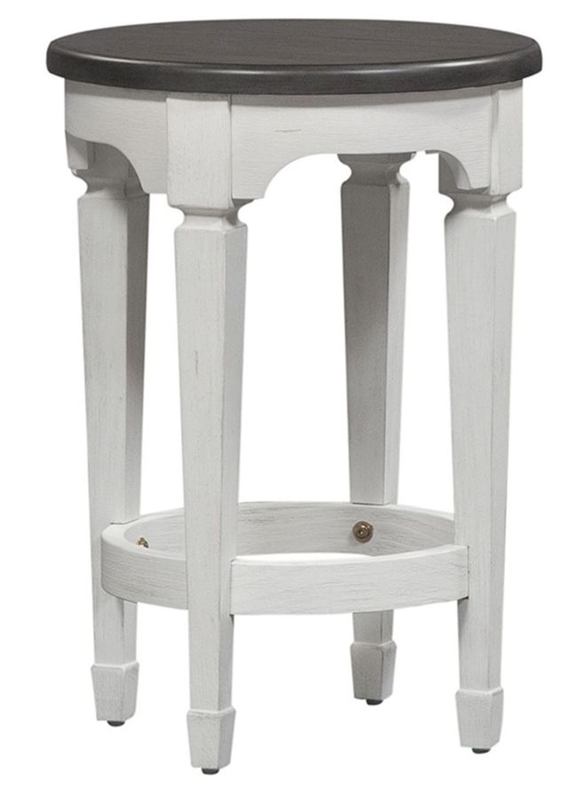 Liberty Furniture Allyson Park Wire Brushed White Console Stool 0