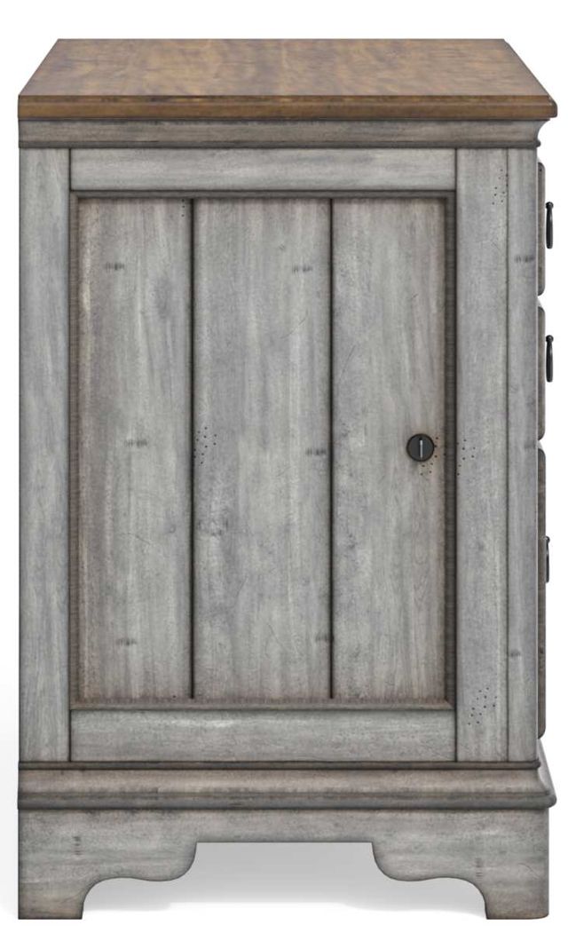 Flexsteel® Plymouth® Distressed Graywash Lateral File Cabinet 3