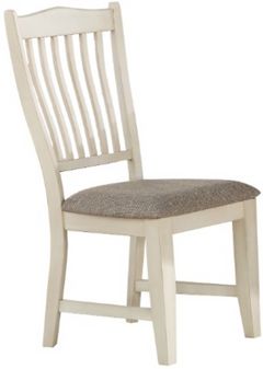 American Wholesale Furniture Lakewood Gray/White Dining Side Chair