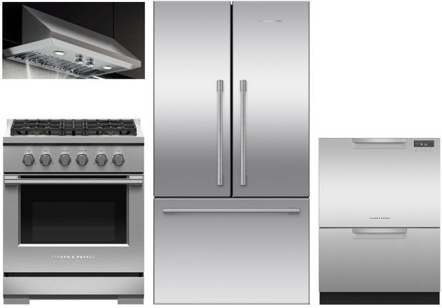 Fisher Paykel Pro Gas Range Kitchen Package