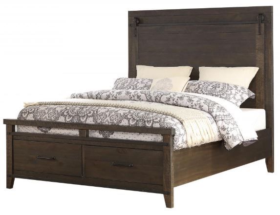 Holland House Furniture 3pc Montana Queen Panel Storage Bed Set P06913179-1