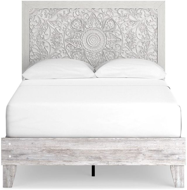 Signature Design by Ashley® Paxberry Whitewash Queen Simple Panel Bed 2