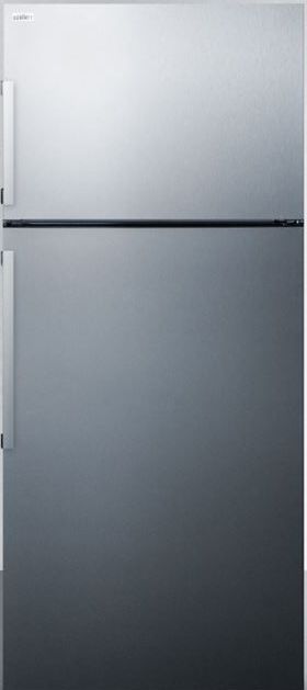 Summit® 12.6 Cu. Ft. Stainless Steel Counter Depth Refrigerator