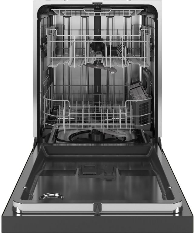 GE® 24" Slate Front Control Built In Dishwasher-1
