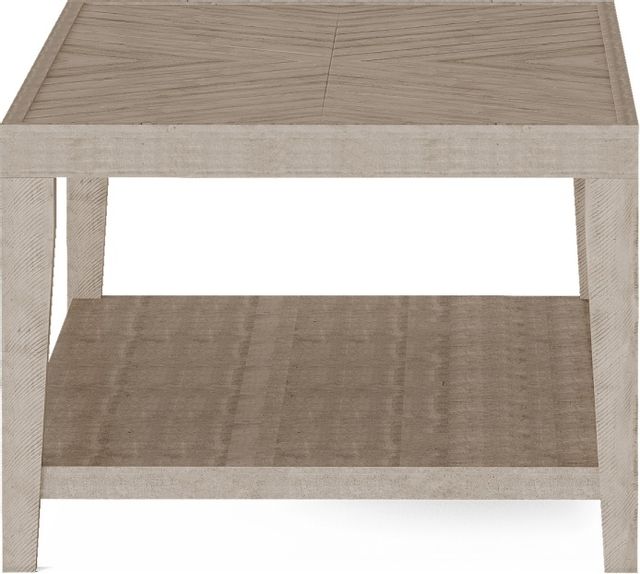 Flexsteel® Chevron Stone Gray Rectangular Coffee Table 2