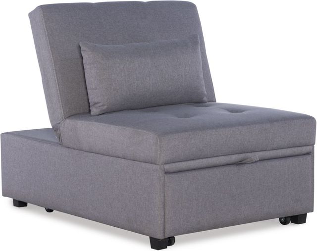 powell boone grey fabric sofa bed