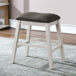 Furniture of America® Heidelberg 2-Piece Dark Gray Counter Height Stool Set