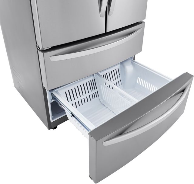LG 22.7 Cu. Ft. PrintProof™ Stainless Steel Counter Depth French Door Refrigerator 12