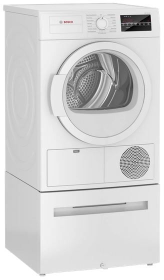 Bosch 300 Series 4.0 Cu. Ft. White Front Load Electric Dryer 9
