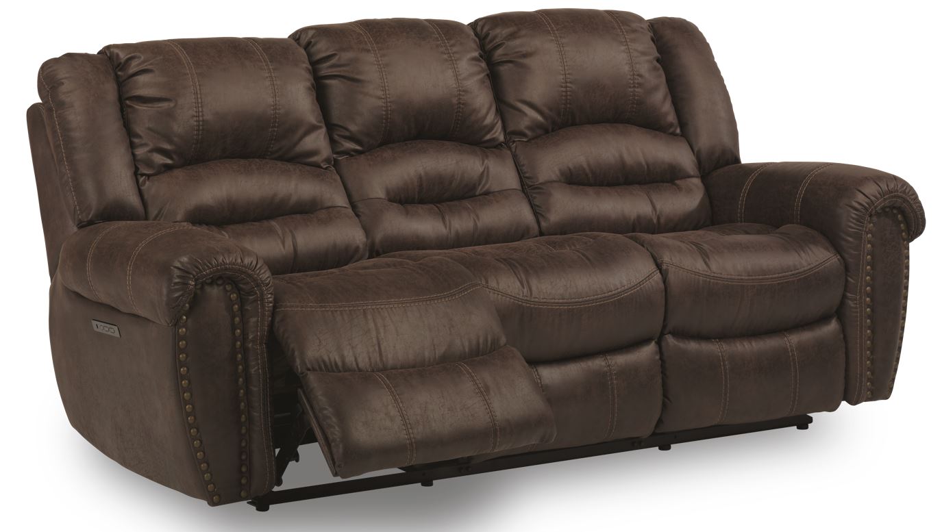 flexsteel town reclining sofa