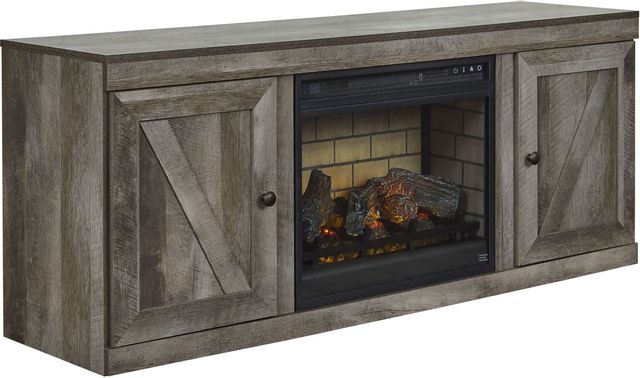 Signature Design by Ashley® Wynnlow Gray TV Stand with Electric Fireplace-0