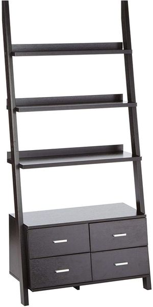 Coaster® Bower Cappuccino 4-Drawer Storage Bookcase