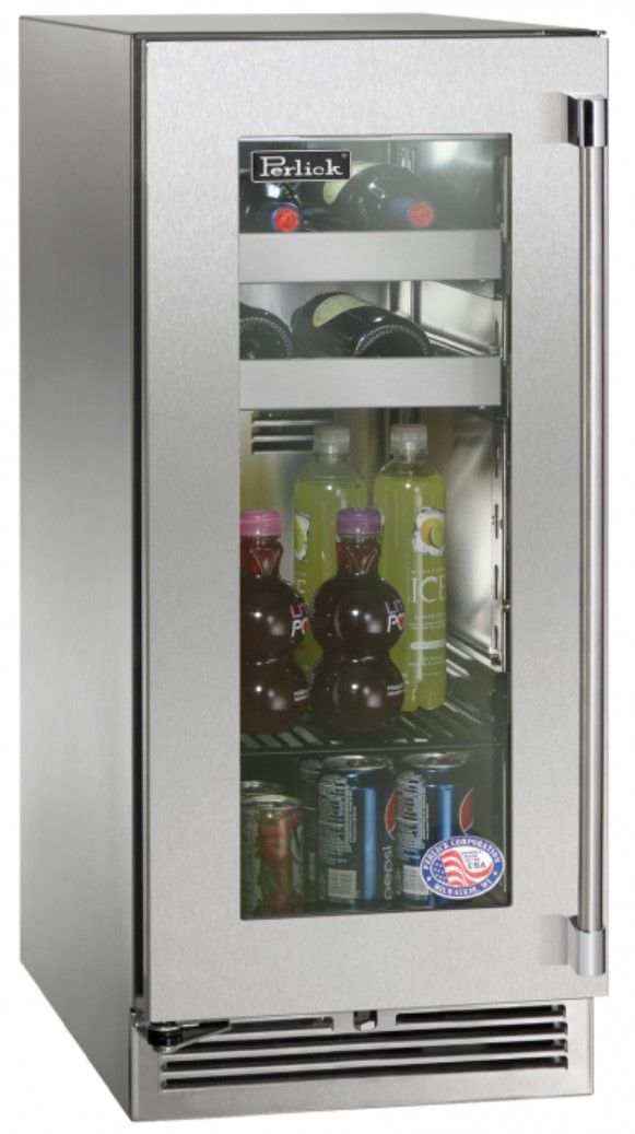 Perlick® Marine Signature Series Stainless Steel 15" Panel Ready Refrigerator-0