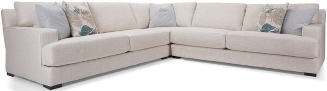 Decor-Rest® Furniture LTD 2702 3-Piece L-Shape Sectional