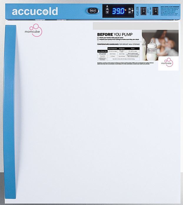 Accucold® by Summit® MOMCUBE™ 1.0 Cu. Ft. White Breast Milk Refrigerator