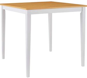 Progressive® Furniture Christy Light Oak/White Square Counter Table