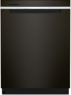 Lave-vaisselle encastré à commandes dissimulées de 24 po Whirlpool® - Acier inoxydable noir *Q433