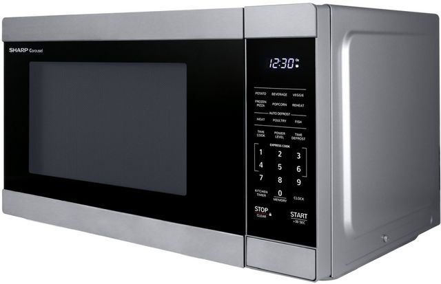 Sharp 1.1-Cu. ft. Countertop Microwave Oven, Stainless (Smc1162hs)