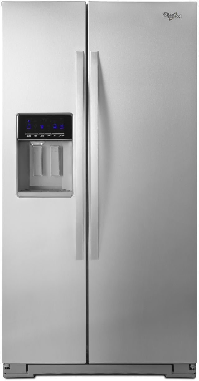 Whirlpool® 26.0 Cu. Ft. Side-By-Side Refrigerator-Monochromatic Stainless Steel
