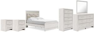 Signature Design by Ashley® Altyra 6-Piece White Full Panel Bed Set