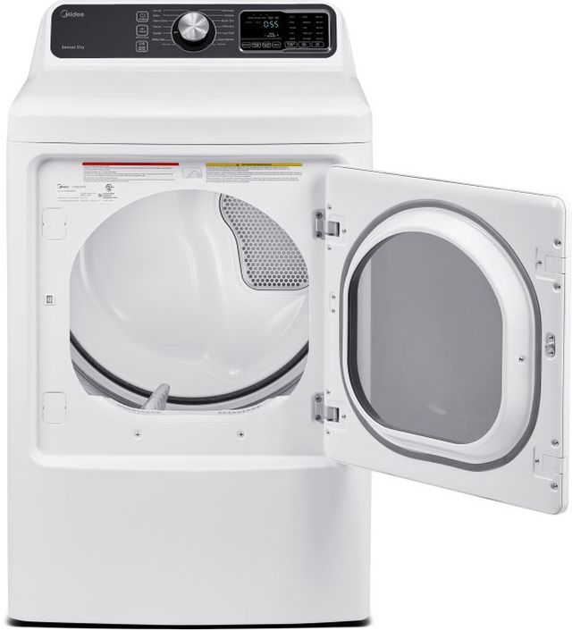 Midea® 7.5 Cu. Ft. White Front Load Electric Dryer  2