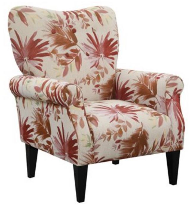 Emerald Home Lydia Crimson Floral Accent Chair