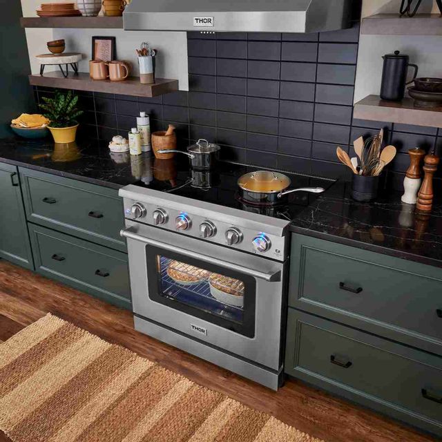 Thor Kitchen® 36" Stainless Steel Freestanding Electric Range 4