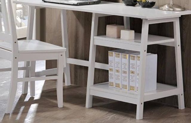 Progressive® Furniture Tulane White Study Desk with Chair-1