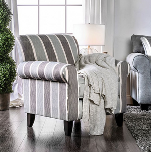 Furniture of America® Misty Stripe Chair