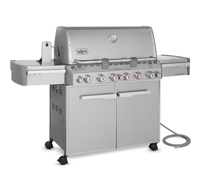 Weber® Summit® S-670™ 74.1" Stainless Steel Natural Gas Grill 2
