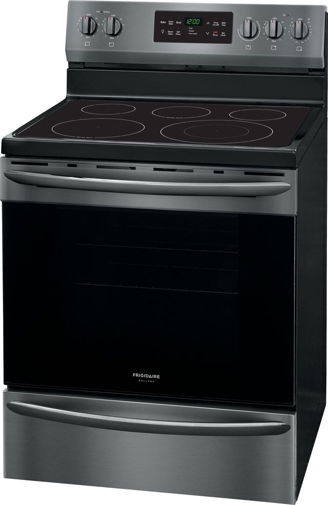 Frigidaire Gallery® 29.88" Black Stainless Steel Free Standing Electric Range 5