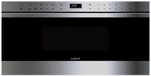 Wolf® Transitional 30" Built In Microwave-Stainless Steel