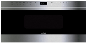 Wolf® E Series Transitional 30" Stainless Steel Built In Microwave Drawer