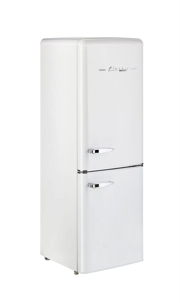 Unique® Appliances Classic Retro 7.0 Cu. Ft. Marshmallow White Counter Depth Freestanding Bottom Freezer Refrigerator 5