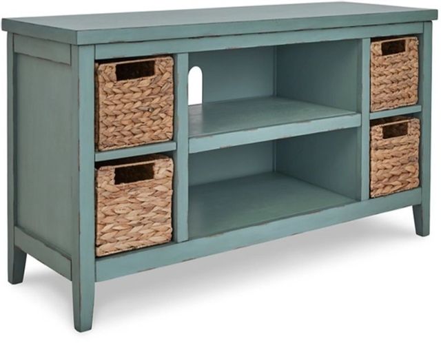 Signature Design by Ashley® Mirimyn Teal TV Stand