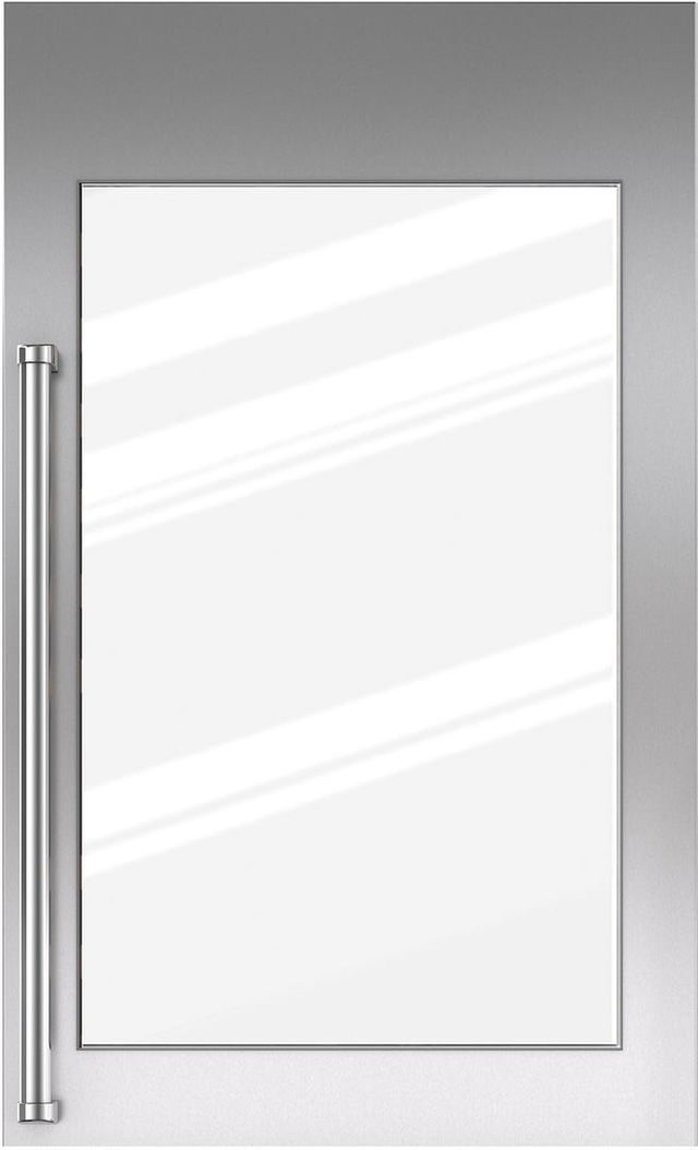 Sub-Zero® 30" Integrated Stainless Steel Tall Wine Storage Door Panel with Pro Handle-0