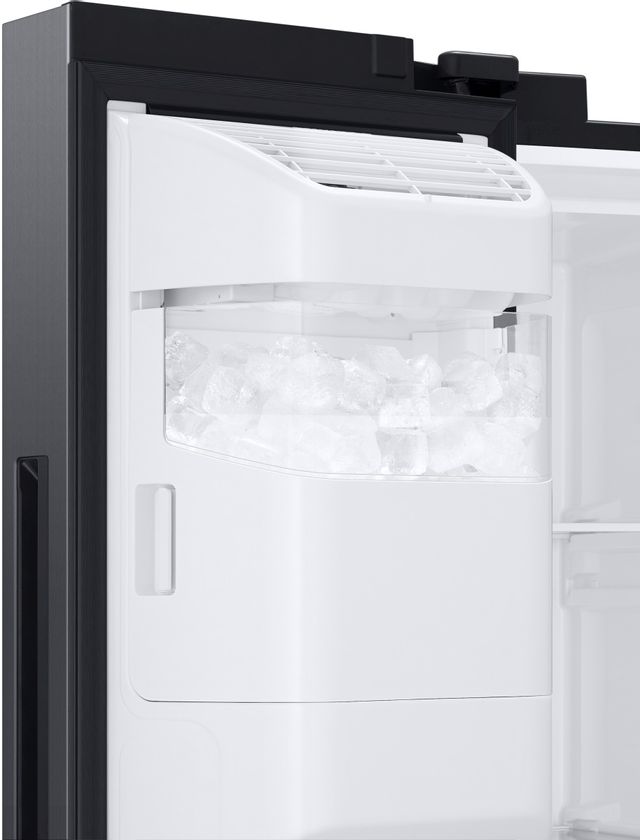 Samsung 21.5 Cu. Ft. Black Stainless Steel Counter Depth Side-by-Side Refrigerator 5