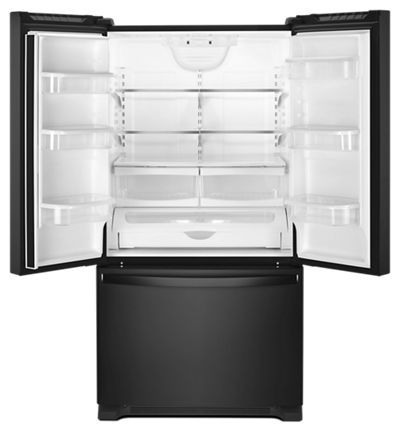 Whirlpool® 25 Cu. Ft. Wide French Door Refrigerator-Black 2
